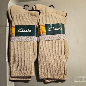 Clarks Men's Beige Casual Socks